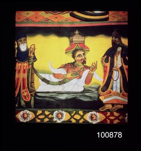 详细信息来自埃塞俄比亚壁画在科普特教堂，c.5 -7世纪 作者 埃塞俄比亚人